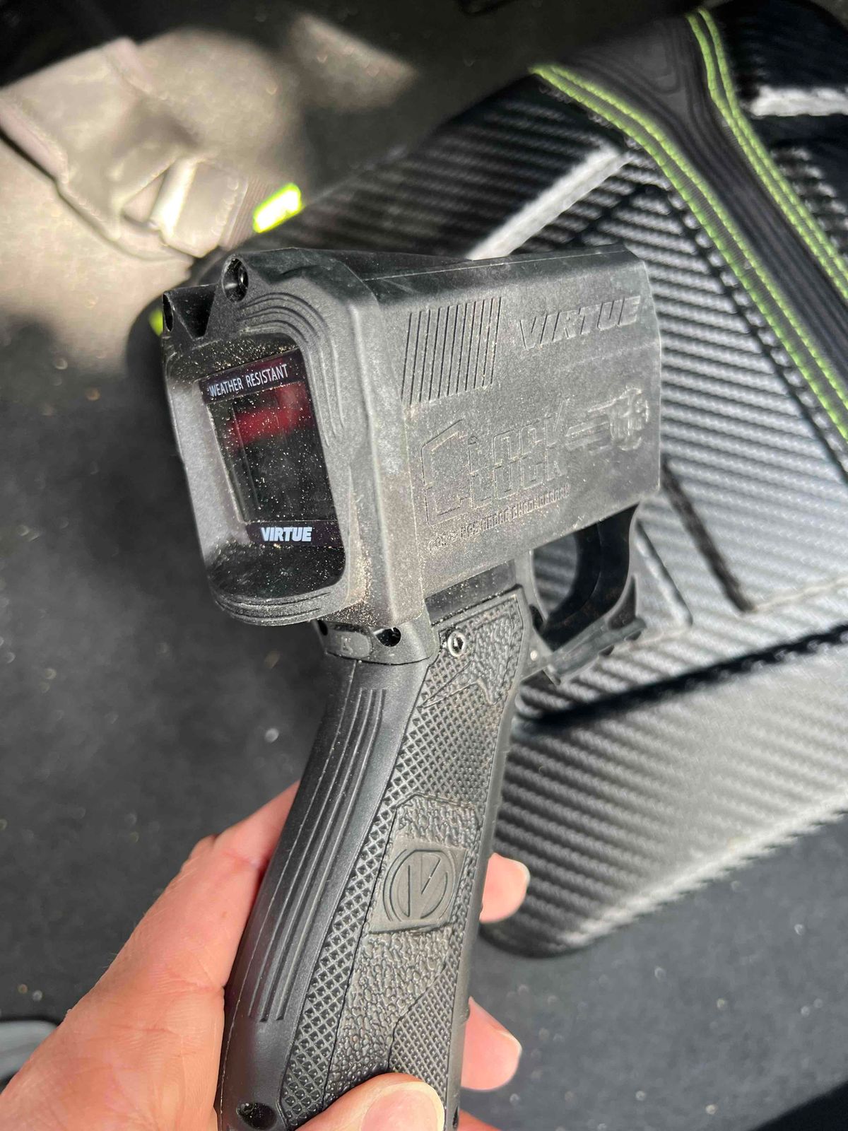 Virtue Handheld Radar Chrono. FPS and BPS