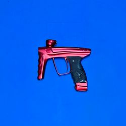 💥 DLX Luxe X Paintball Gun Marker - With Freak Barrel Kit - RED and Silver 💥