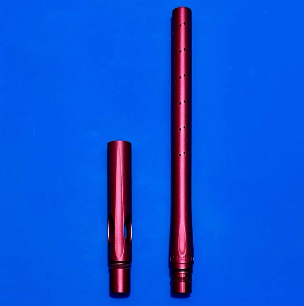 Empire DLX 16" Two Piece Freak Barrel w/ All American Tip - Freak Kit - Cocker - Dust Red