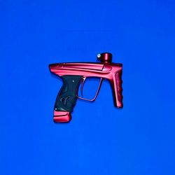 💥 DLX Luxe X Paintball Gun Marker - With Freak Barrel Kit - RED and Silver 💥