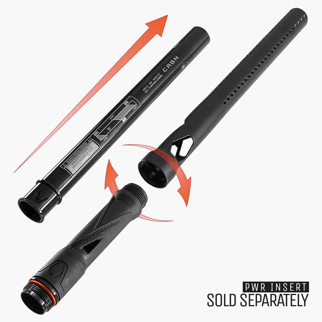 CRBN IC PWR Nano Barrel - Autococker Threads - Black
