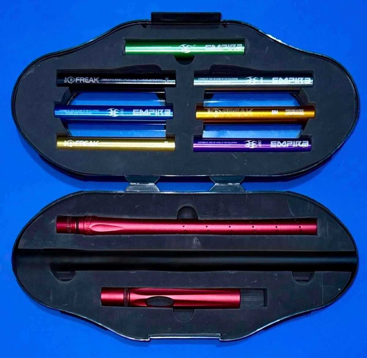 Empire DLX 16" Two Piece Freak Barrel w/ All American Tip - Freak Kit - Cocker - Dust Red