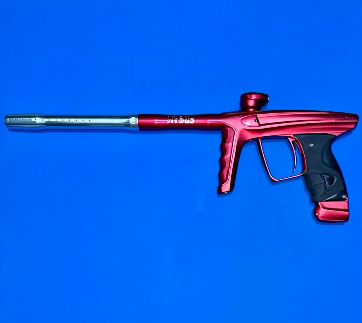 💥 DLX Luxe X Paintball Gun Marker - With Freak Barrel Kit - RED and Silver 💥