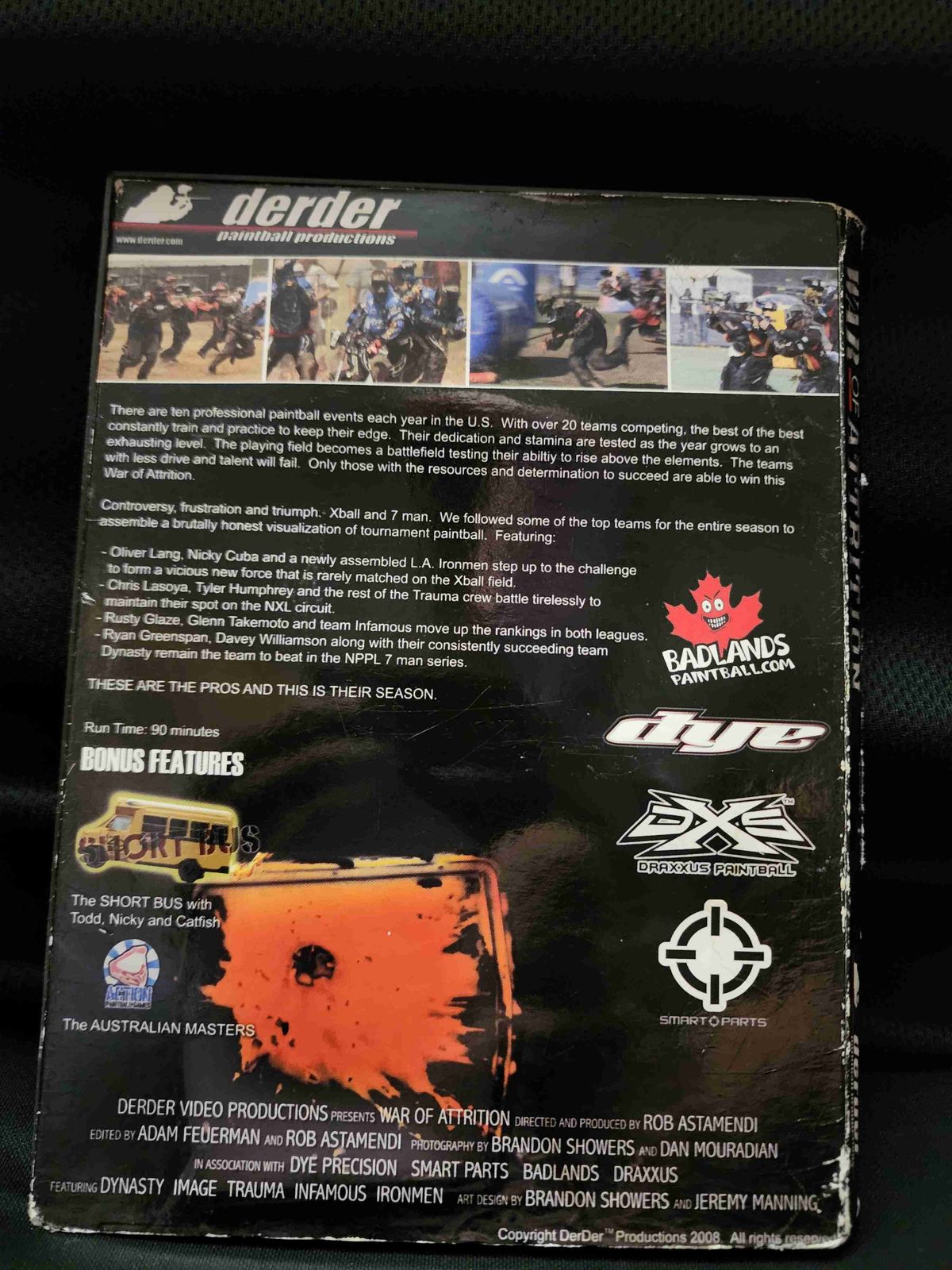 Derder War of Attrition dvd