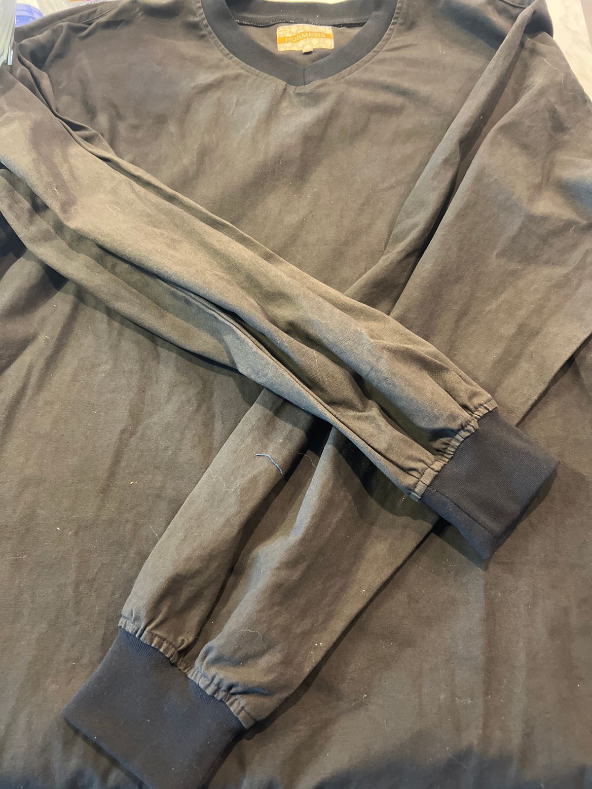 HORMESIS BLACK JUMPSUIT TOP SIZE LARGE NEW