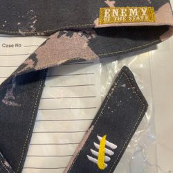 ENEMY OF THE STATE HEADBAND “THE VANDAL” GOLD TAG/GOLD HASH 5/9 NEW 