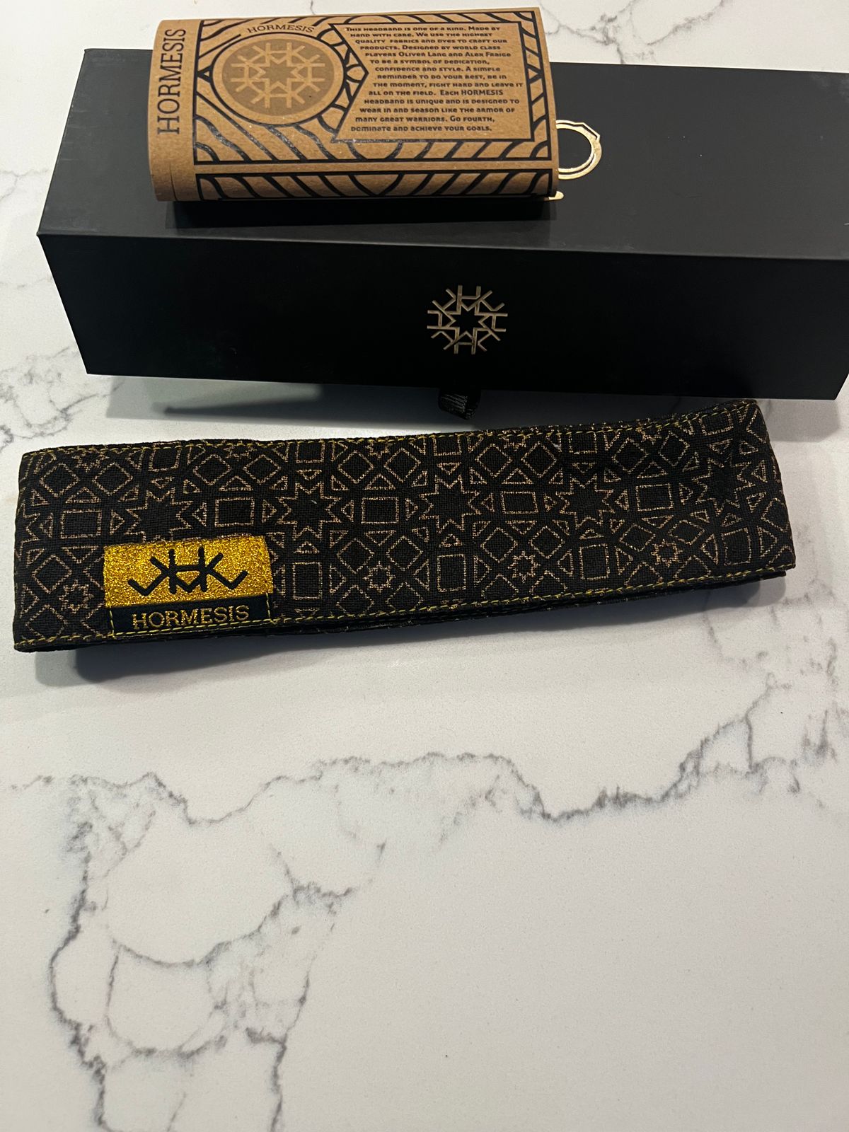 HORMESIS HEADBAND BRASS KNUCKLES SERIES THE ENFORCER NEW