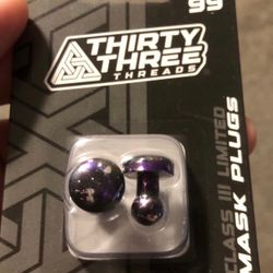 THRIRTY THREE THREADS “NEBULA” CUSTOM ANODIZED LIMITED EDITION MASK PLUGS JT PROFLEX 