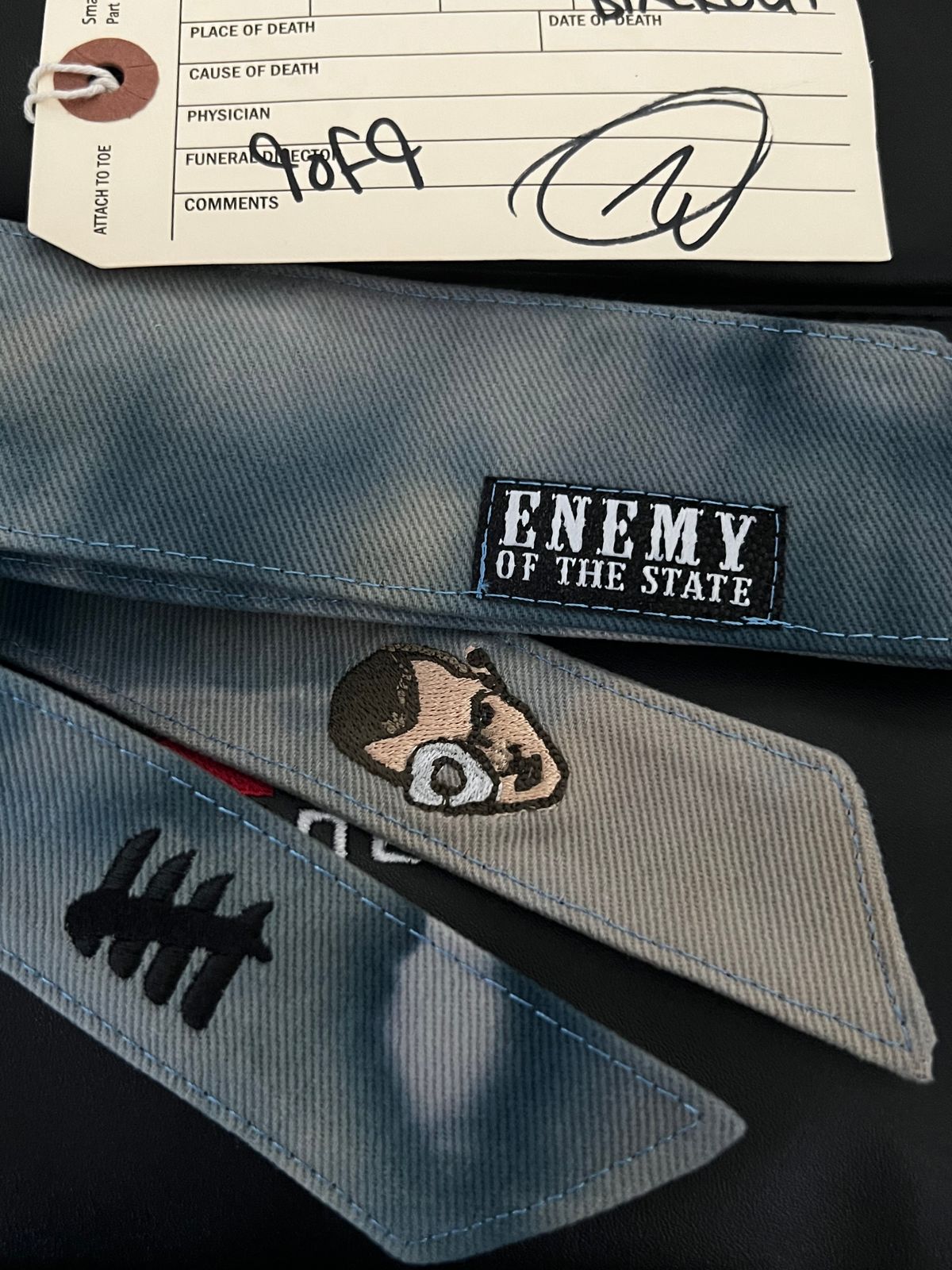 ENEMY OF THE STATE HEADBAND T-1000” TERMINATOR “BLACKOUT” NEW