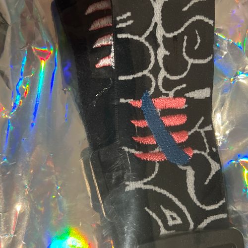Enemy of the state, graffiti strap, Harley Quinn” New