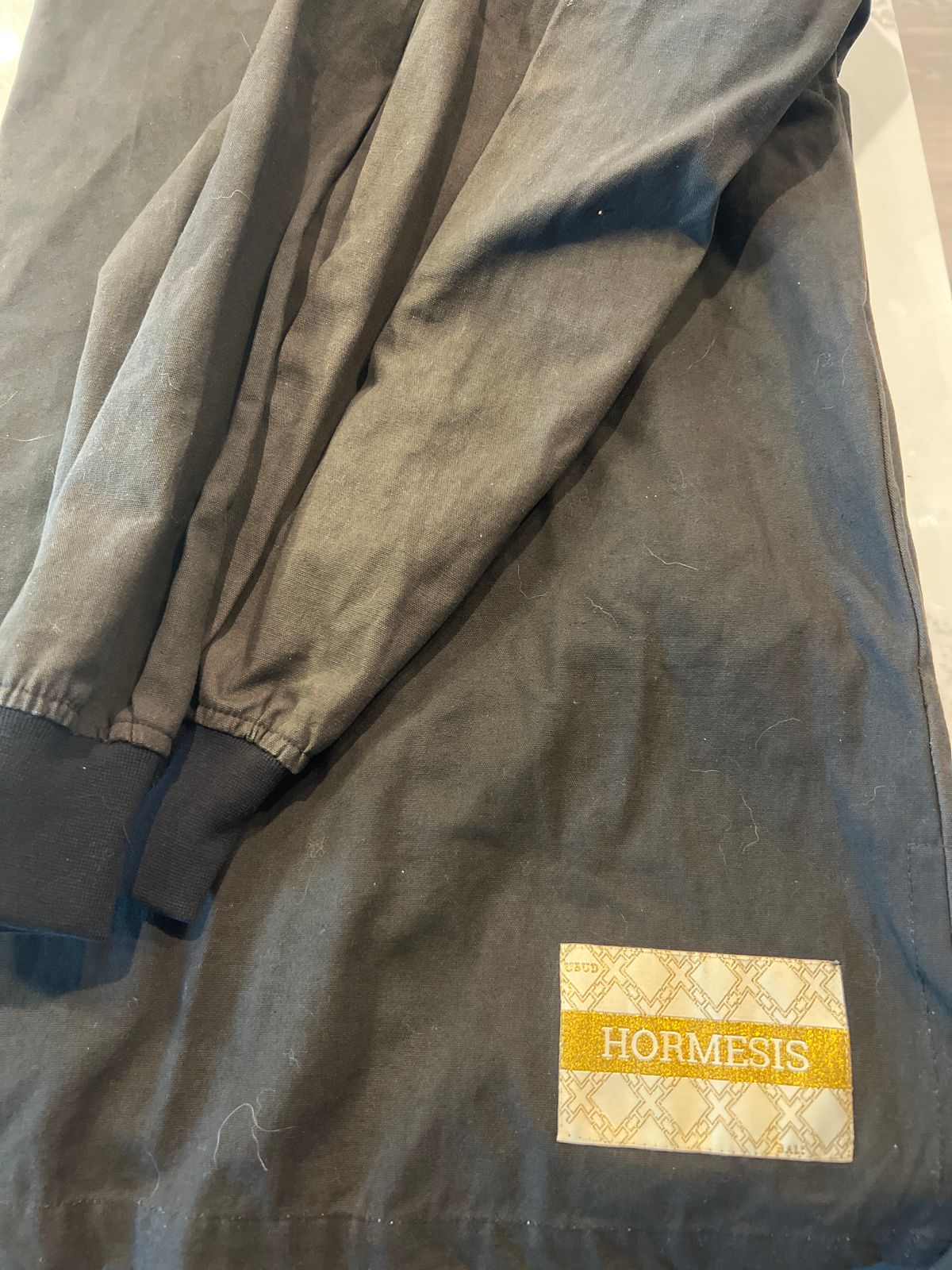 HORMESIS BLACK JUMPSUIT TOP SIZE LARGE NEW