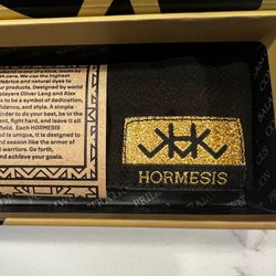 HORMESIS MIDNIGHT SERIES BLACK 11/11 GOLD TAG NEW HEADBAND 