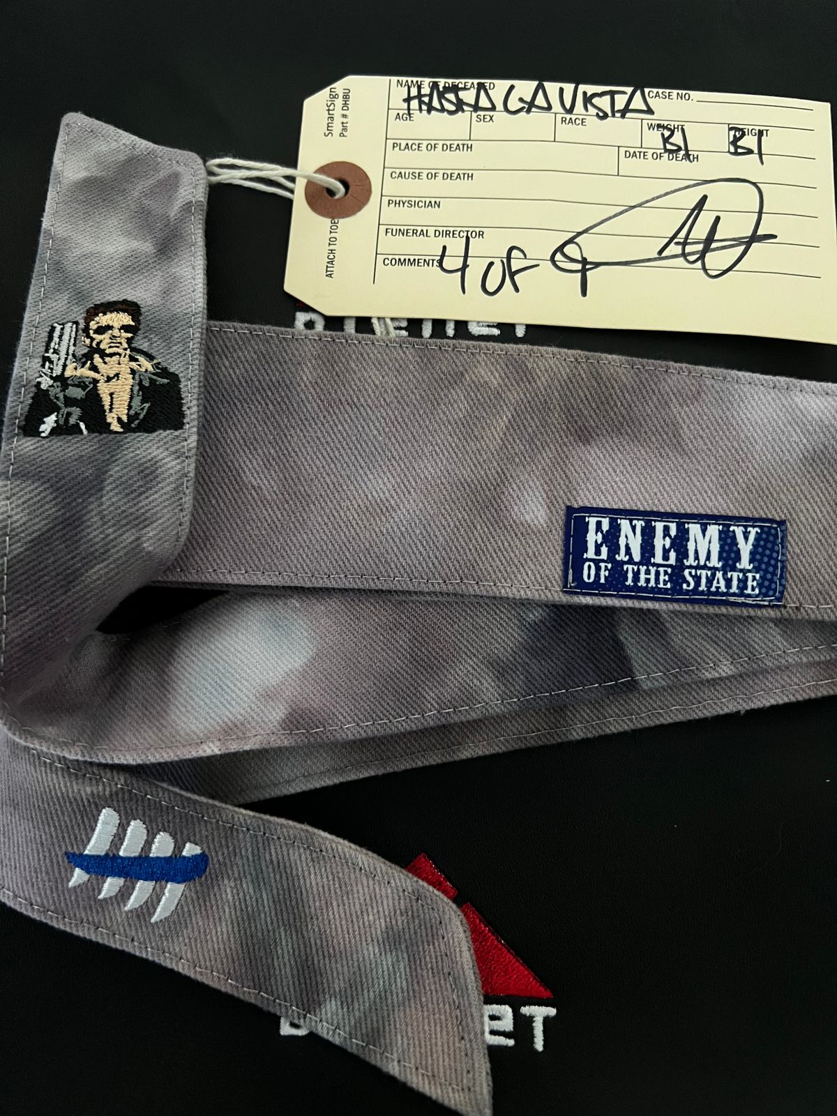 ENEMY OF THE STATE HEADBAND TERMINATOR 4/9 NEW
