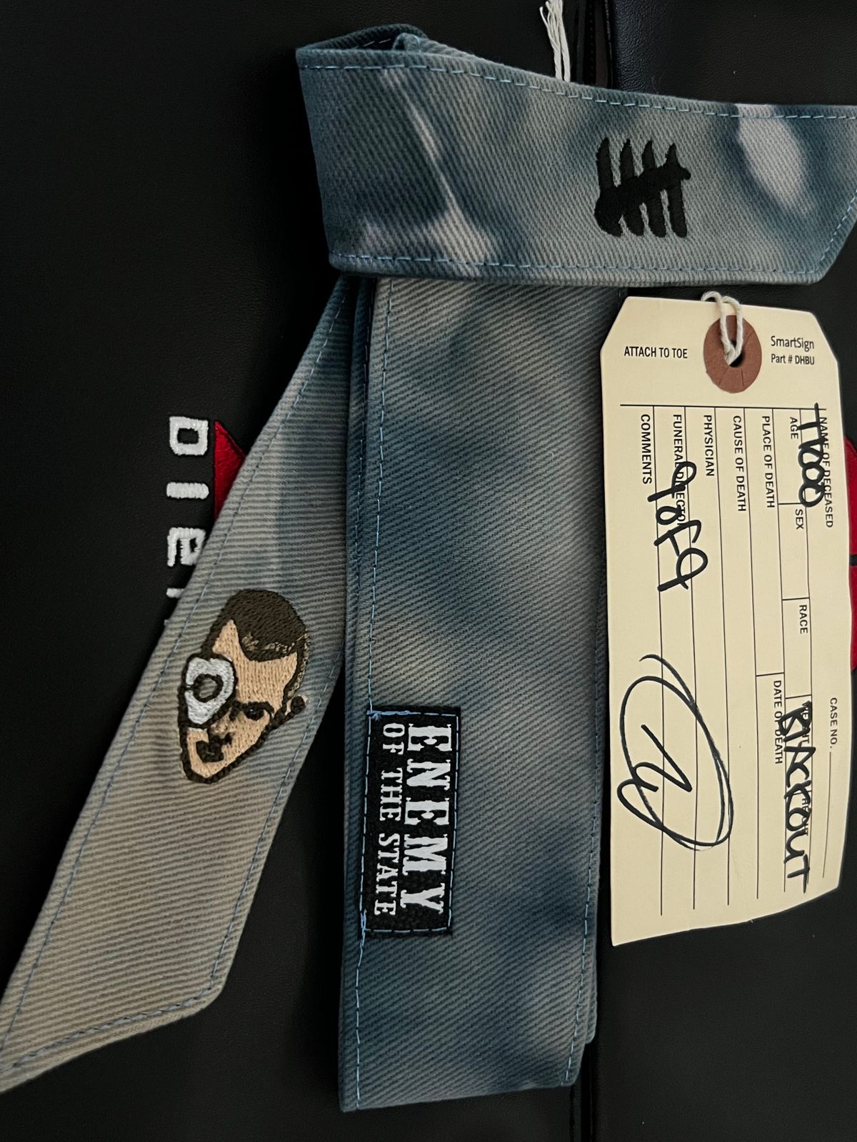 ENEMY OF THE STATE HEADBAND T-1000” TERMINATOR “BLACKOUT” NEW