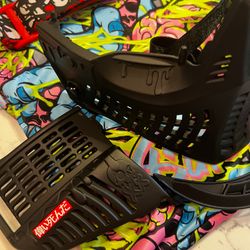 SUPER DEAD SUNDAZE MASK BOTTOMS & EARS GOGGLE STRAP & MASK BAG NEW