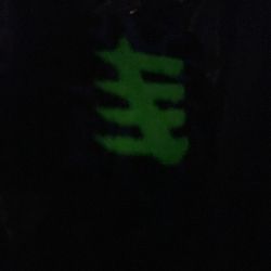 ENEMY OF THE STATE UV GLOW GRAFFITI STRAP NEW
