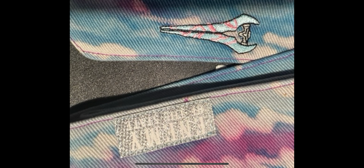 ENEMY OF THE STATE HEADBAND “ HALO ENERGY SWORD” SILVER TAG, SILVER HASH! RARE NEW! 