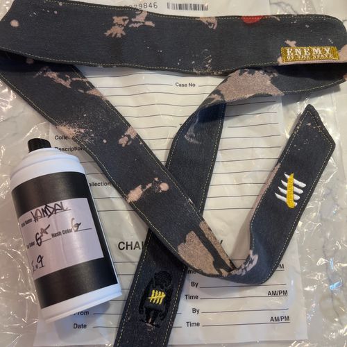ENEMY OF THE STATE HEADBAND “THE VANDAL” GOLD TAG/GOLD HASH 5/9 NEW 