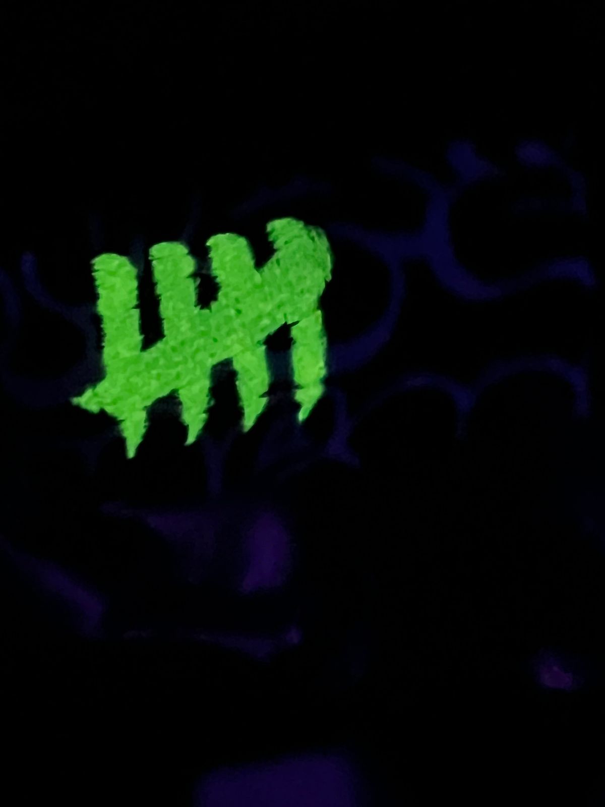 ENEMY OF THE STATE GRAFFITI STRAP ALL UV GLOW HASH NEW