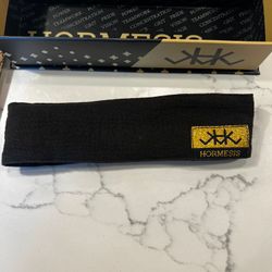 HORMESIS MIDNIGHT SERIES BLACK 11/11 GOLD TAG NEW HEADBAND 