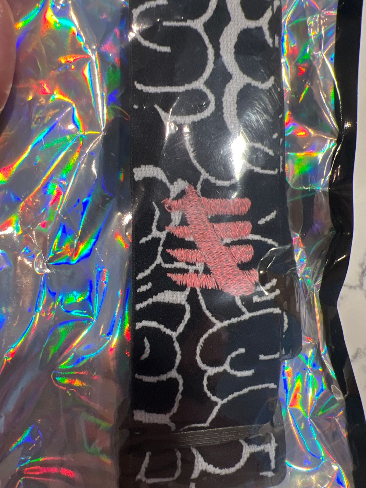ENEMY OF THE STATE GRAFFITI STRAP 3M PINK REFLECTIVE NEW! 