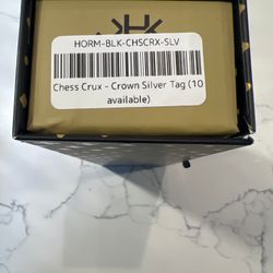 HORMESIS CHESS CRUX “SILVER CROWN TAG” 10/10 NEW