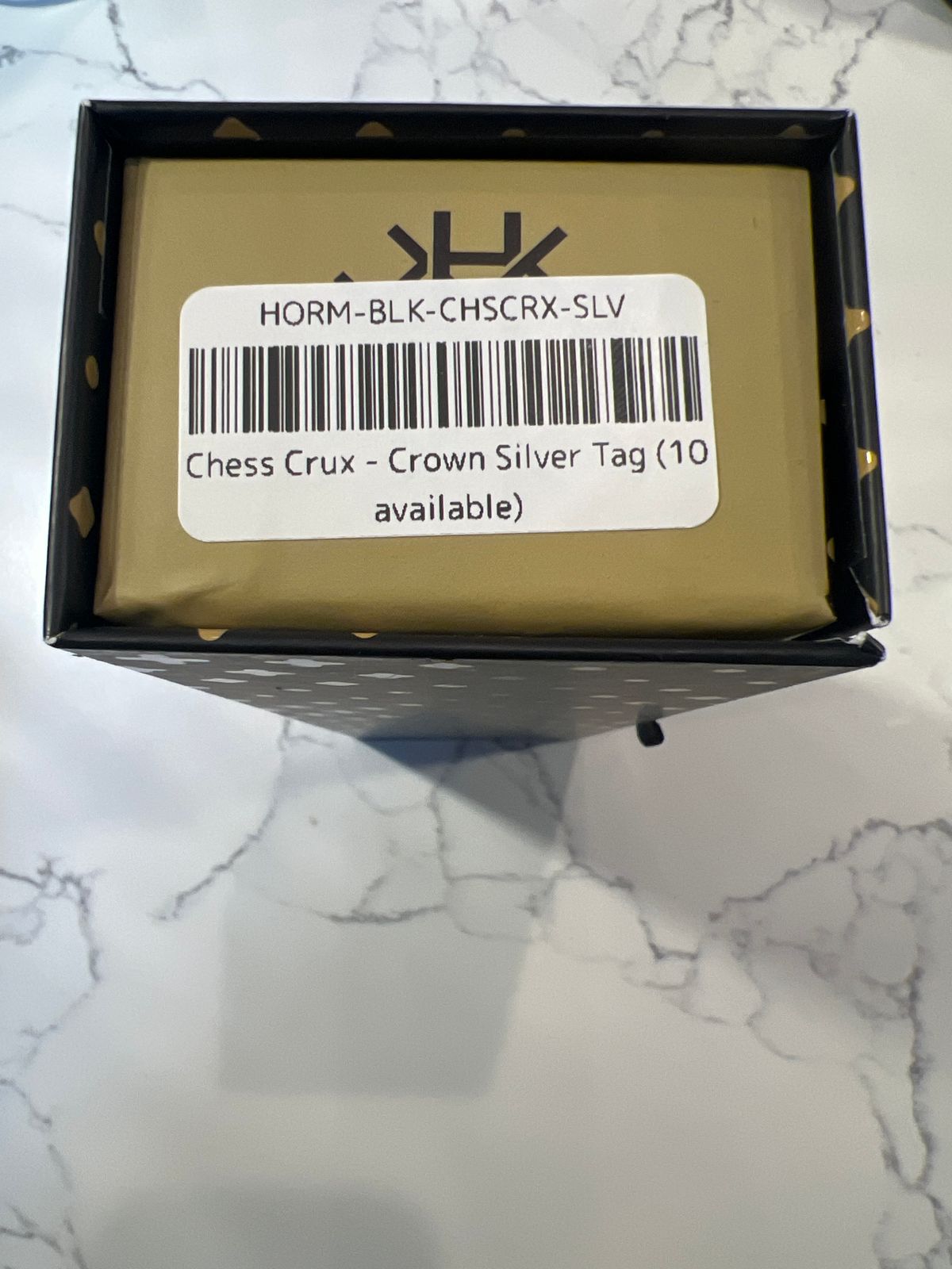 HORMESIS CHESS CRUX “SILVER CROWN TAG” 10/10 NEW