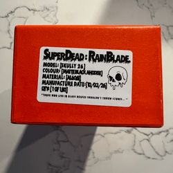 Superdead Aluminum Skully Rainblade New 1-150 