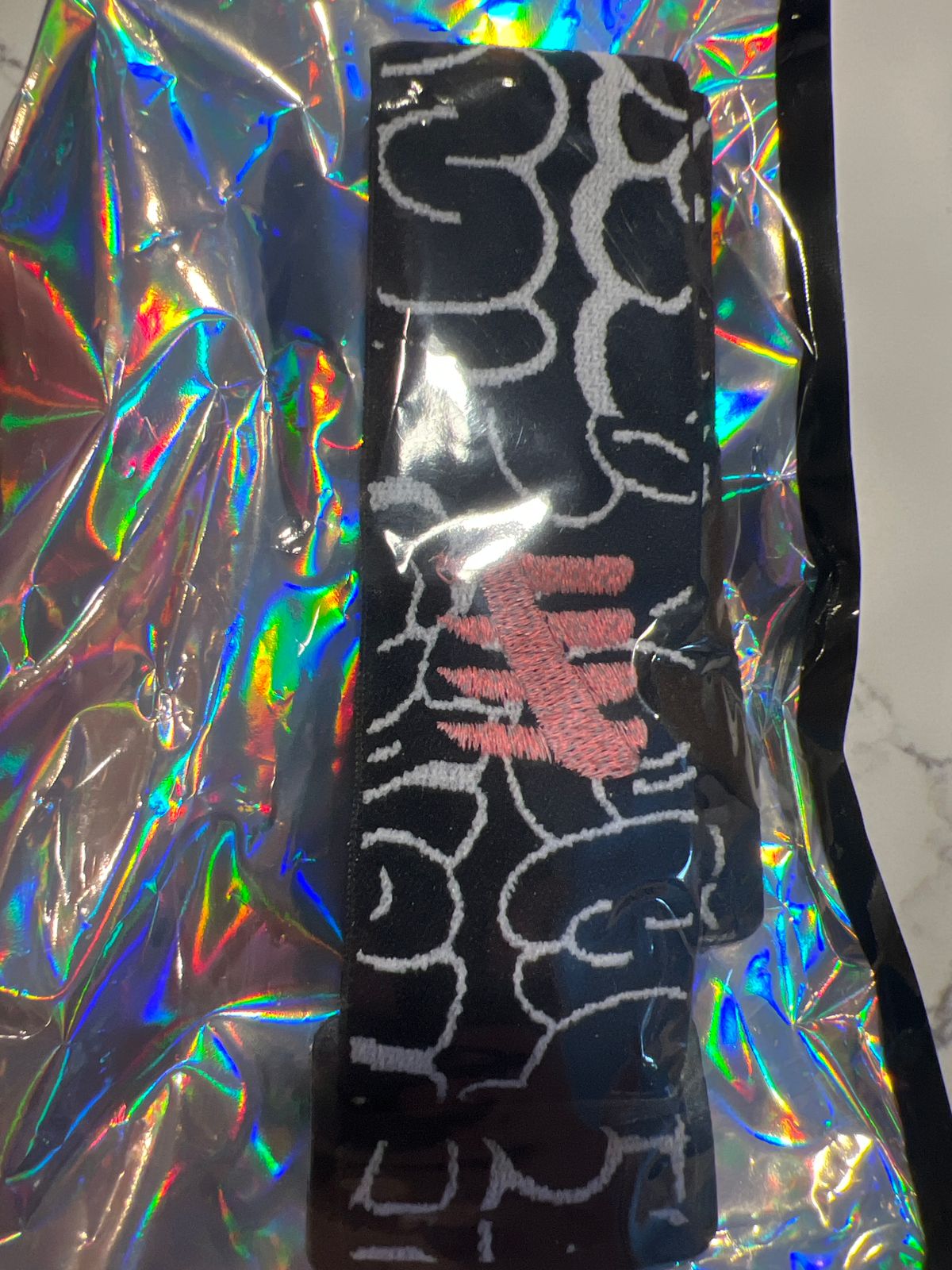 ENEMY OF THE STATE GRAFFITI STRAP 3M PINK REFLECTIVE NEW! 