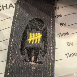 ENEMY OF THE STATE HEADBAND “THE VANDAL” GOLD TAG/GOLD HASH 5/9 NEW 