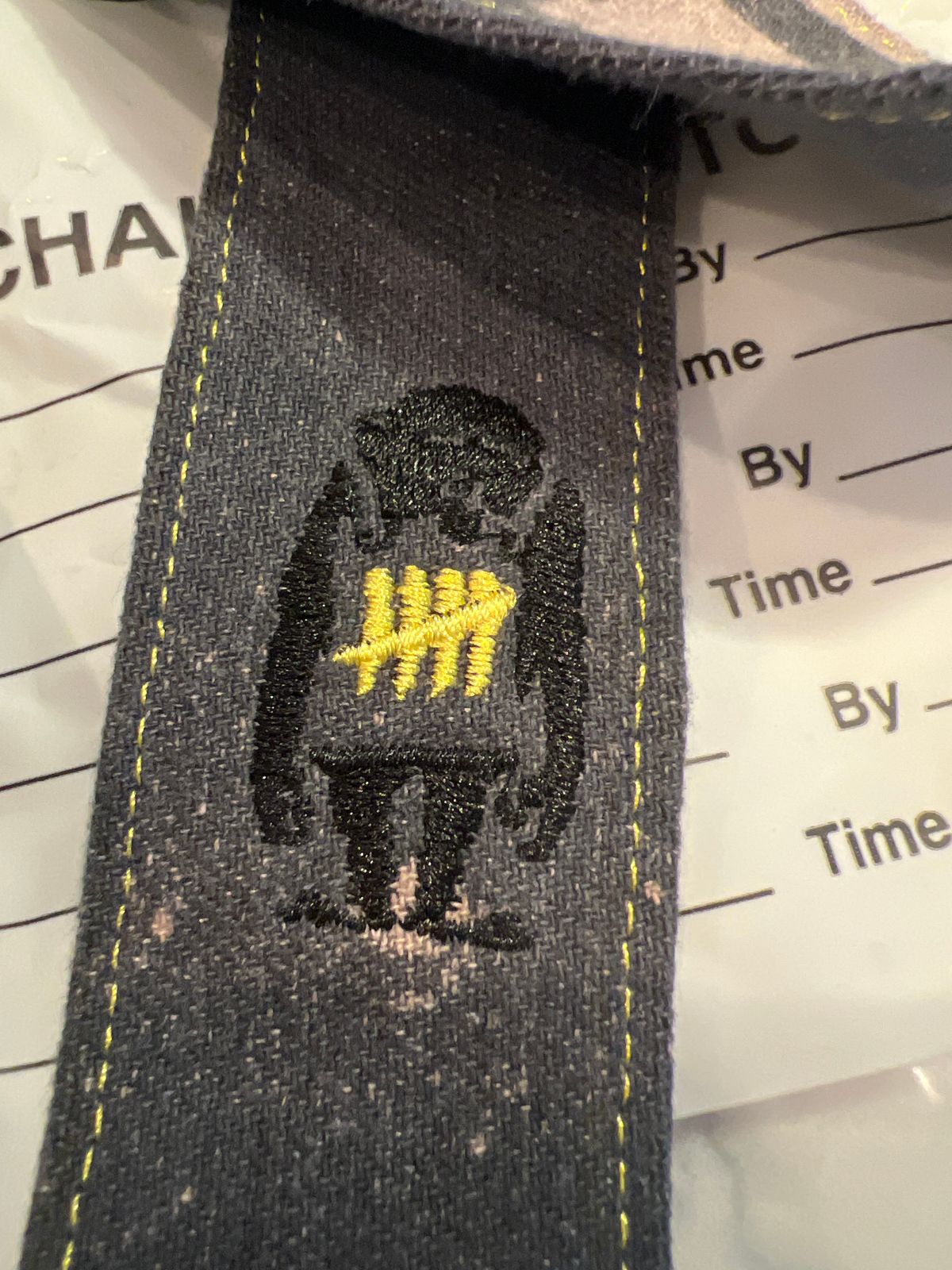 ENEMY OF THE STATE HEADBAND “THE VANDAL” GOLD TAG/GOLD HASH 5/9 NEW 