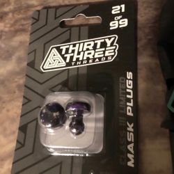 THRIRTY THREE THREADS “NEBULA” CUSTOM ANODIZED LIMITED EDITION MASK PLUGS JT PROFLEX 