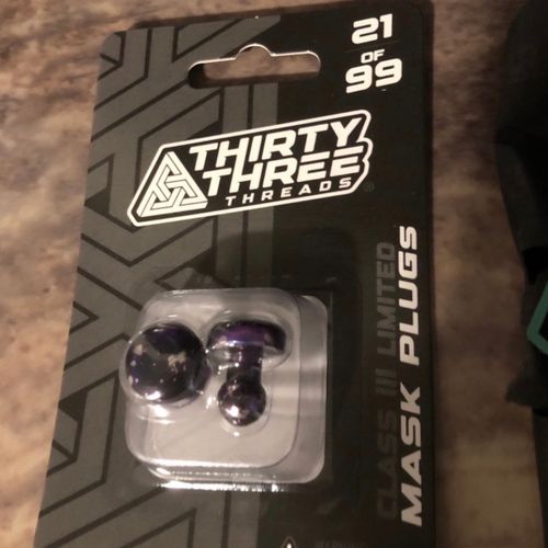 THRIRTY THREE THREADS “NEBULA” CUSTOM ANODIZED LIMITED EDITION MASK PLUGS JT PROFLEX 
