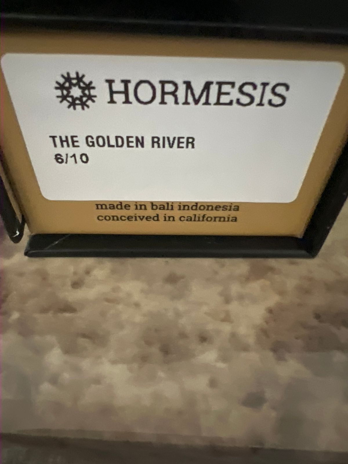 HORMESIS GOLDEN RIVER 6/10 NEW 