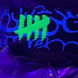 ENEMY OF THE STATE GRAFFITI STRAP ALL UV GLOW HASH NEW