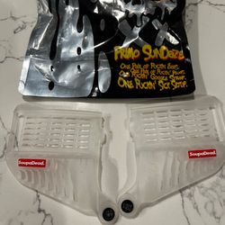 SUPER DEAD SUNDAZE CLEAR EARS & BLACK SD PLUGS NEW!!!! 