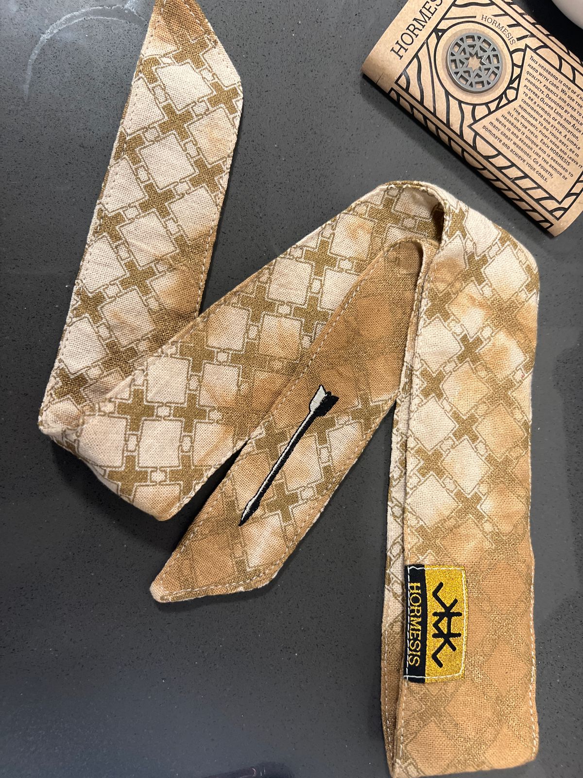 Hormesis 2 ARROW headbands, The desert Rose, the Odysseus arrow. New