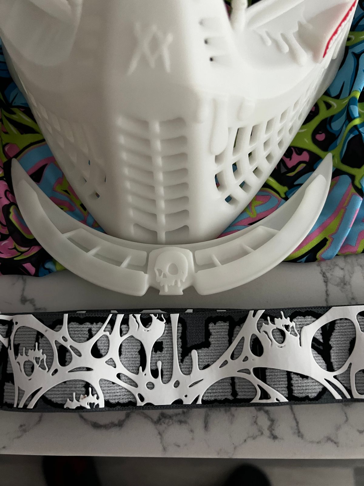 SUPER DEAD SUNDAZE Rainblade PRIMO WHITE SET MASK BOTTOMS & EARS NEW