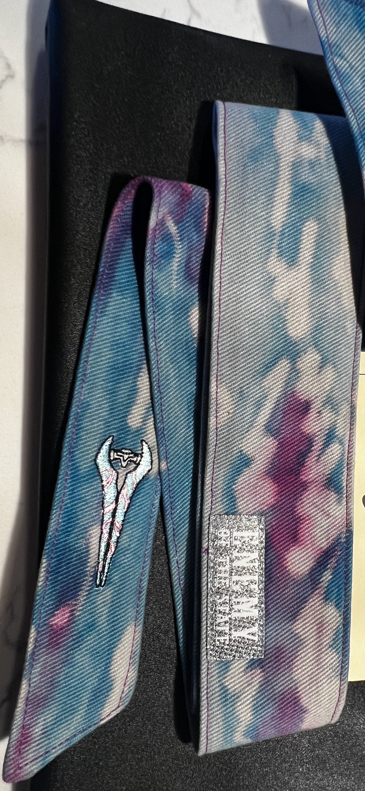 ENEMY OF THE STATE HEADBAND “ HALO ENERGY SWORD” SILVER TAG, SILVER HASH! RARE NEW! 