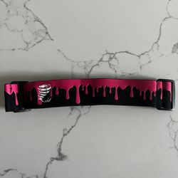 ENEMY OF THE STATE & TWISTER COLLABORATION GOGGLE STRAP BLACK & PINK NEW!!!