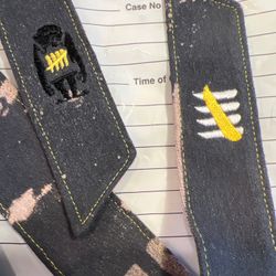 ENEMY OF THE STATE HEADBAND “THE VANDAL” GOLD TAG/GOLD HASH 5/9 NEW 