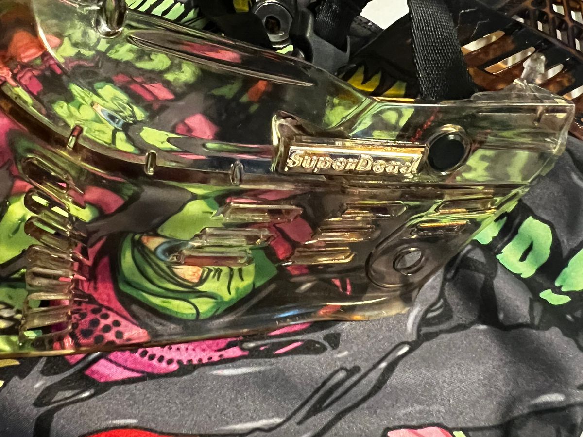 SUPER DEAD SUNDAZE HOLY SMOKES MASK BOTTOMS & EARS NEW