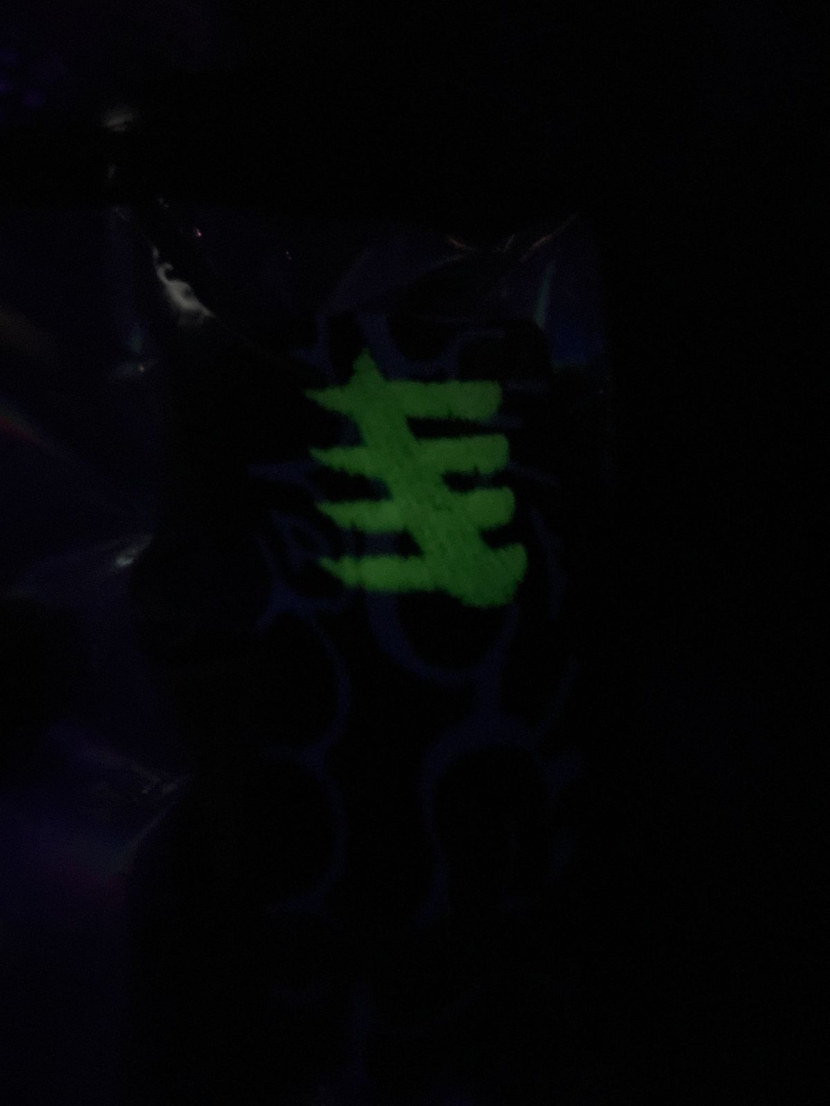 ENEMY OF THE STATE UV GLOW GRAFFITI STRAP NEW