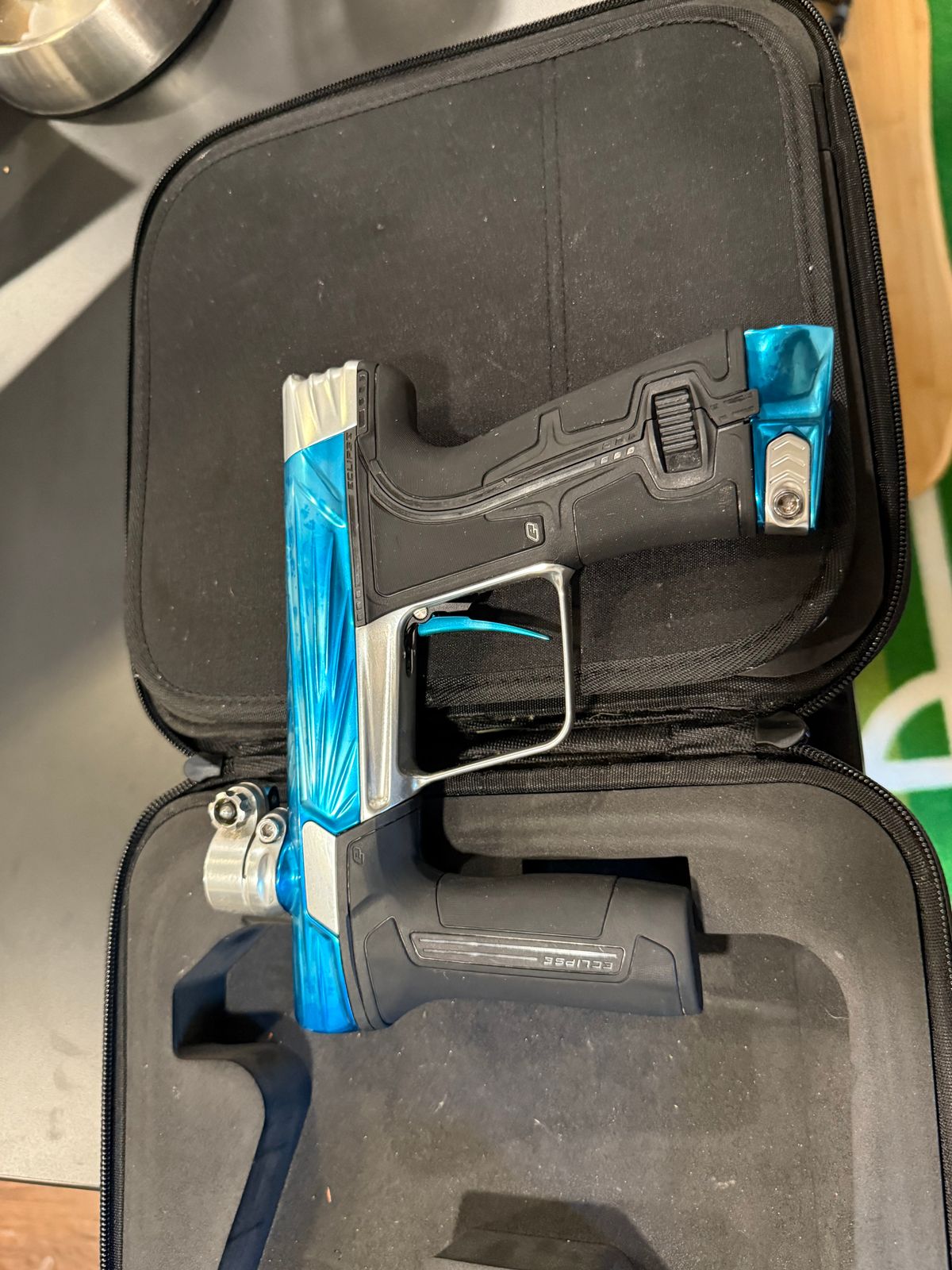 Custom Anno by Arc Anodizing Blue and Silver Project CS3