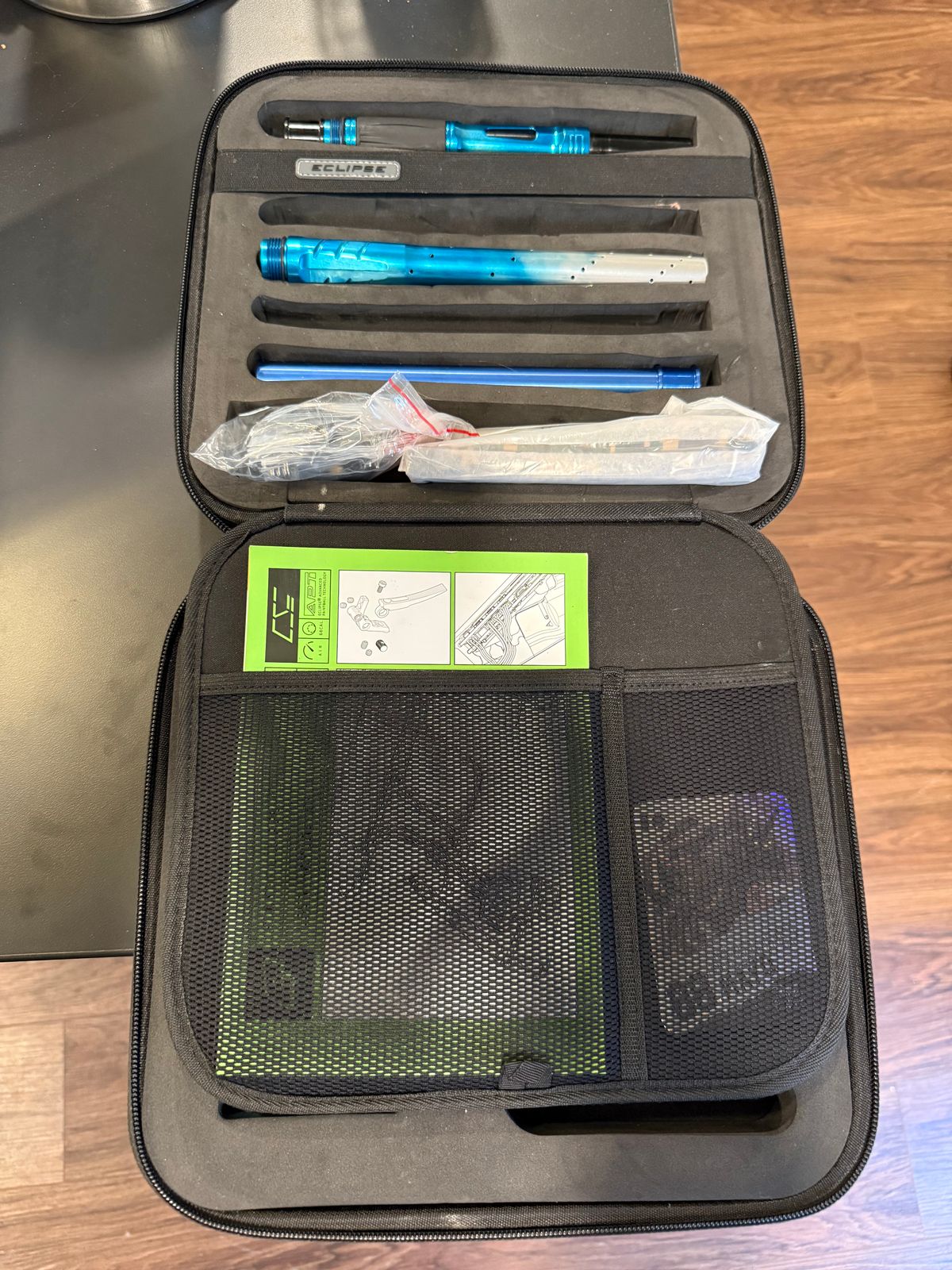 Custom Anno by Arc Anodizing Blue and Silver Project CS3