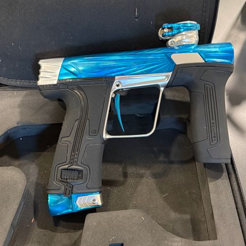 Custom Anno by Arc Anodizing Blue and Silver Project CS3