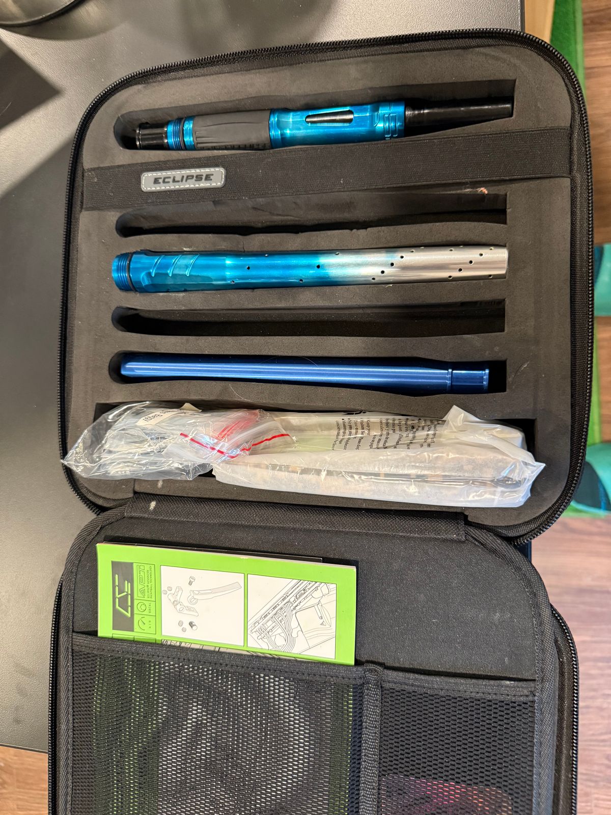 Custom Anno by Arc Anodizing Blue and Silver Project CS3