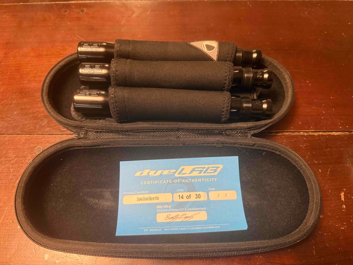 Dye snake gronk barrel set