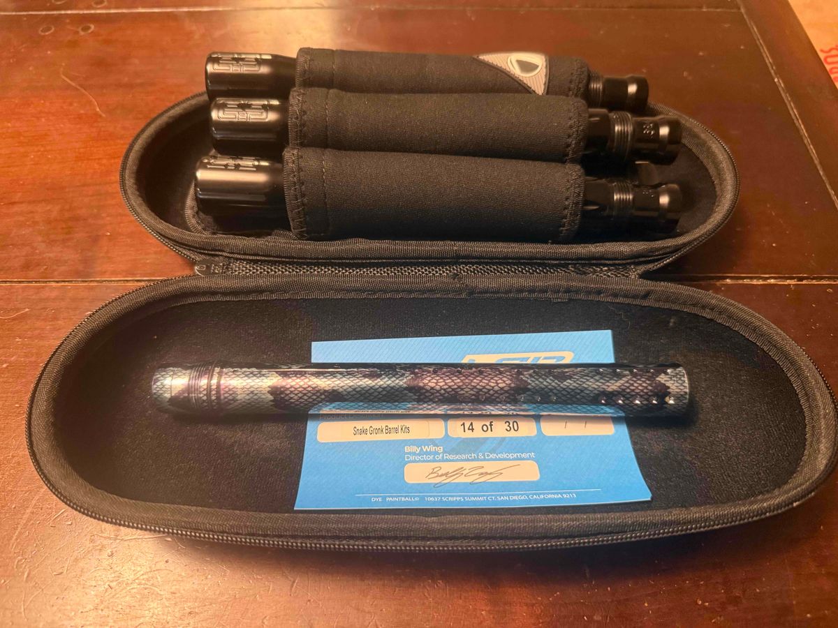 Dye snake gronk barrel set