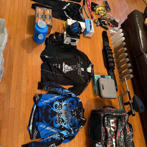 Professional paintball gear